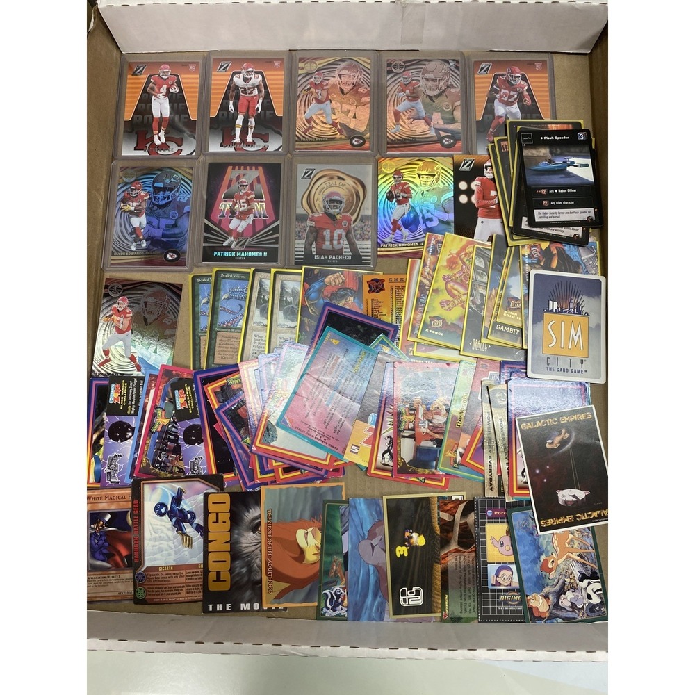 Huge‎ Vintage Card Lot Sports, Power Rangers, Disney, Star Wars Etc